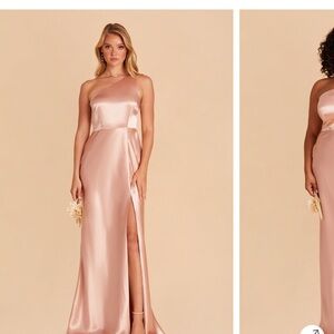 Birdy Grey Blush Pink Satin Wedding Dress